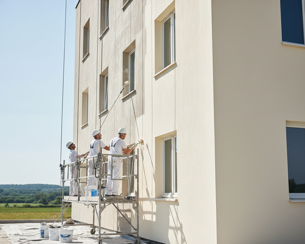 Окраска фасадов