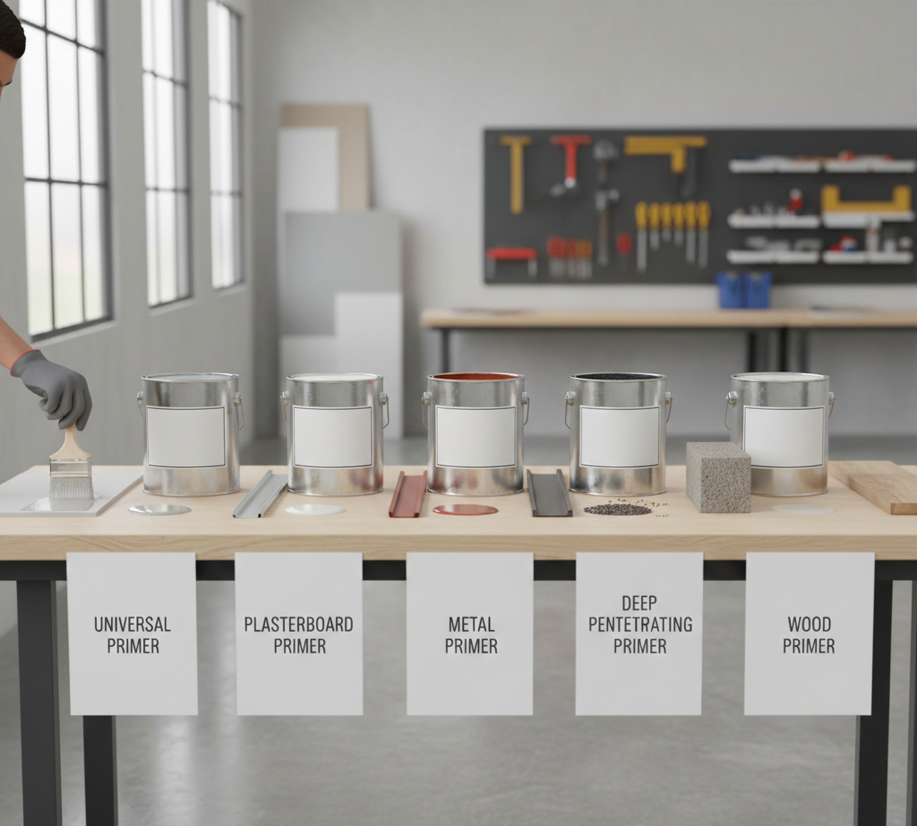 Виды грунтовок